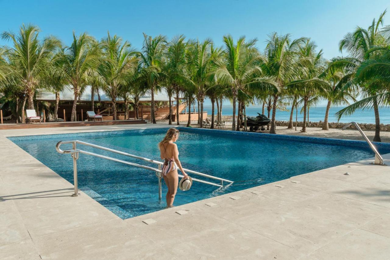 Castillete Hotel & Beach Club Tierra Bomba Ngoại thất bức ảnh